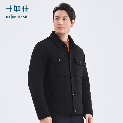 十如仕梭织华夫格弹力羽绒保暖夹克-OW08 商品图7