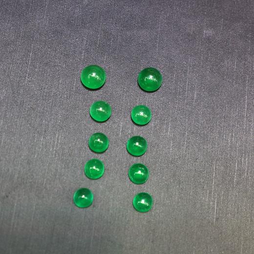 超美素面正圆形耳坠3.75ct 商品图0