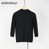 oldcolour春秋款圆领百搭简约气质内搭抽褶毛织套头衫女GM31052826 商品缩略图4