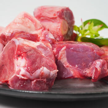 东来顺 内蒙古羔羊原切羊小腿块1斤 羊玉环羊腿后腱骨块 清真中华老字号 商品图5