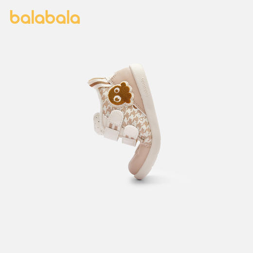 巴拉巴拉宝宝学步鞋婴儿鞋加绒防滑男童鞋秋冬鞋子可爱复古休闲鞋 商品图2