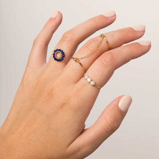 北京仓｜YAY-bague essentiel jumelle-连指戒指［法国设计师］ 商品图2
