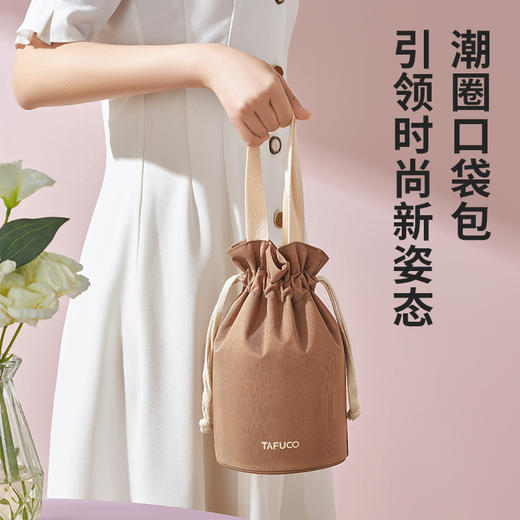 【日本不锈钢焖烧杯】日本泰福高不锈钢焖烧壶保温饭盒焖烧杯女便携焖烧粥桶学生便当盒 商品图2