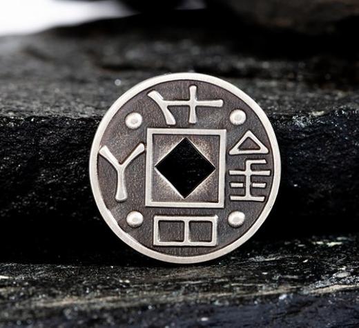 矩德泉坊 纯银手作    日入千金长毋相忘（2.6厘米版）QY401010799 商品图5