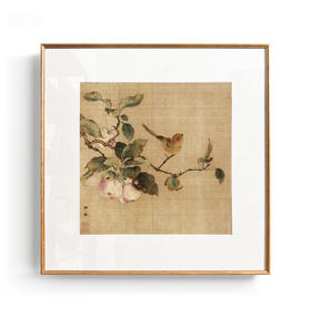 伽罗 JALO 挂画-林椿-果熟来禽图