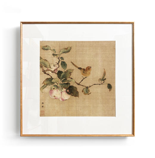 伽罗 JALO 挂画-林椿-果熟来禽图 商品图0