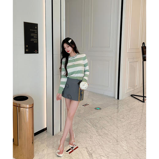 清仓捡漏 LINCHAOZHANG LQ240382  体花朵半裙 商品图3