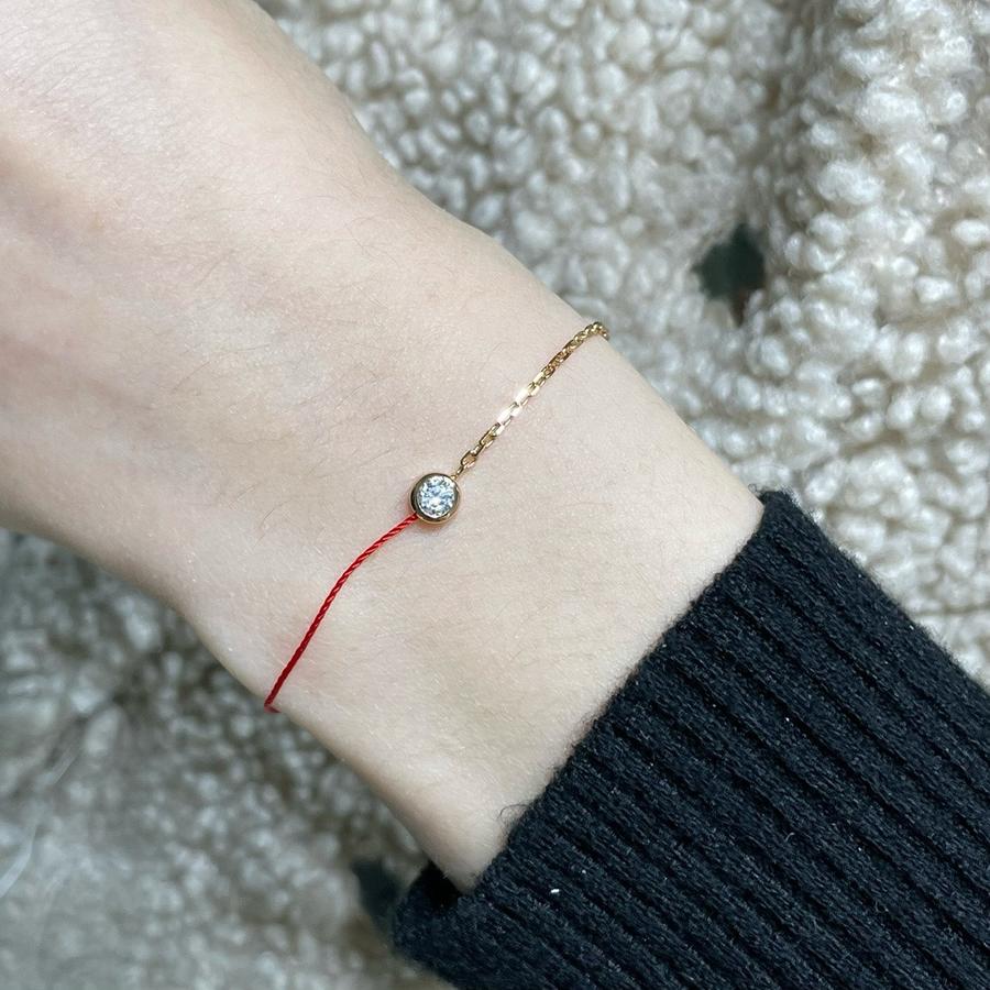 Redline小单钻红绳手链（XTY）