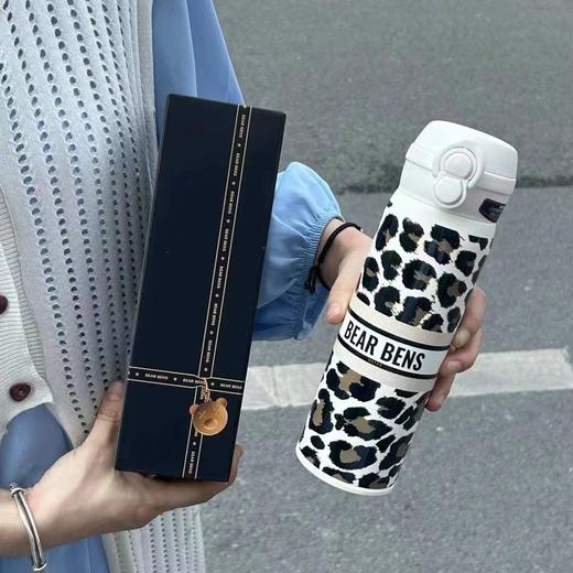 熊本士双饮轻心千鸟格保温杯 480ml  YD 商品图2