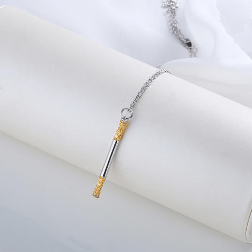 【宏艺珠宝】金箍棒·银s925链坠 商品图4