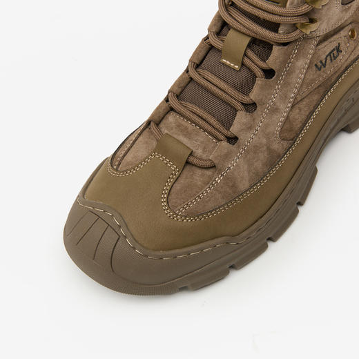 西遇马丁靴登山鞋男2024新款秋冬美式复古圆头工装靴休闲系带短靴24145585 商品图5