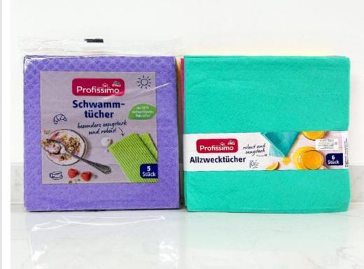 德国dmprofissimo厨房百洁布万用清洁布洗碗布去油污抹布1包5片（新老包装随机发货） 商品图3