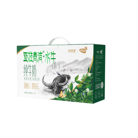 新希望亚拉青波水牛纯牛奶200ml*12盒装