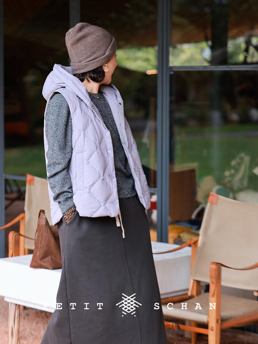 PETIT SCHAN小闪 CLO#605  Bestie 姐妹淘 小闪轻松羽绒系列安心羽绒马甲/外套 商品图3