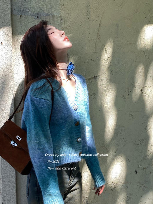 一眼钟情马海毛渐变开衫 商品图3