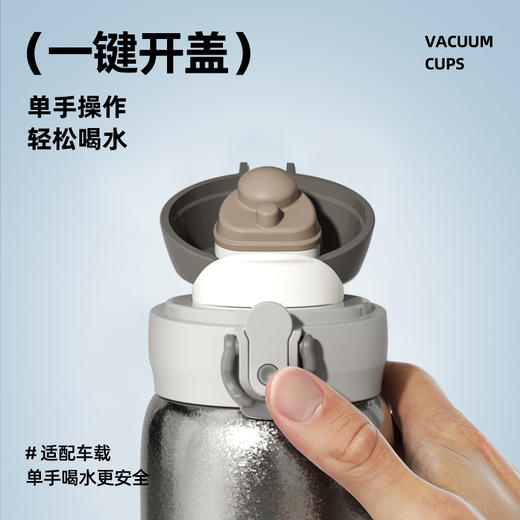 【纯钛轻便保温杯500ml】tomic特美刻纯钛保温杯男款高端商务500ml焖茶杯家用办公泡茶钛杯 商品图3