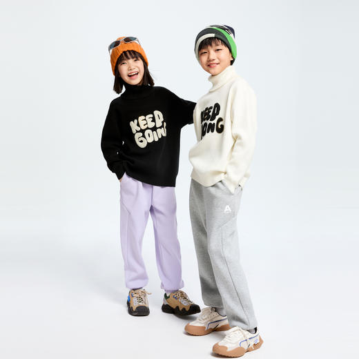 男女童高翻领针织衫冬季新款安奈儿童装EM444614 商品图3