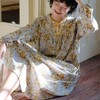 秋日碎花 秋新款纯棉磨毛睡衣套装/睡裙 轻保暖家居服 Soft微棉绒 商品缩略图1