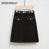 oldcolour秋冬款高腰显瘦百搭小香风气质通勤短款半身裙女DM41061934 商品缩略图2