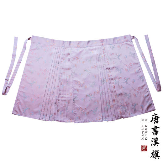 【惊岁流光·烟紫】马面裙织金妆花改良国风新中式娇俏粉马面套装 商品图7