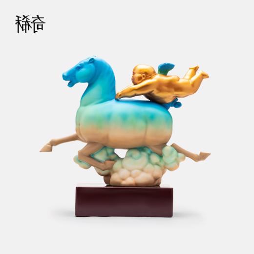 稀奇艺术瞿广慈《马化腾-千里江山》设计师版现代中式生肖摆件 商品图1