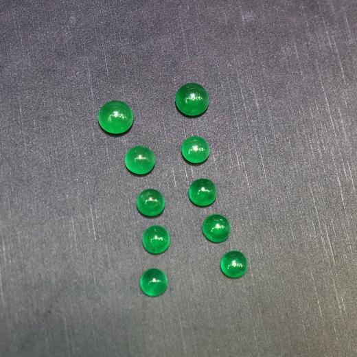 超美素面正圆形耳坠3.75ct 商品图2