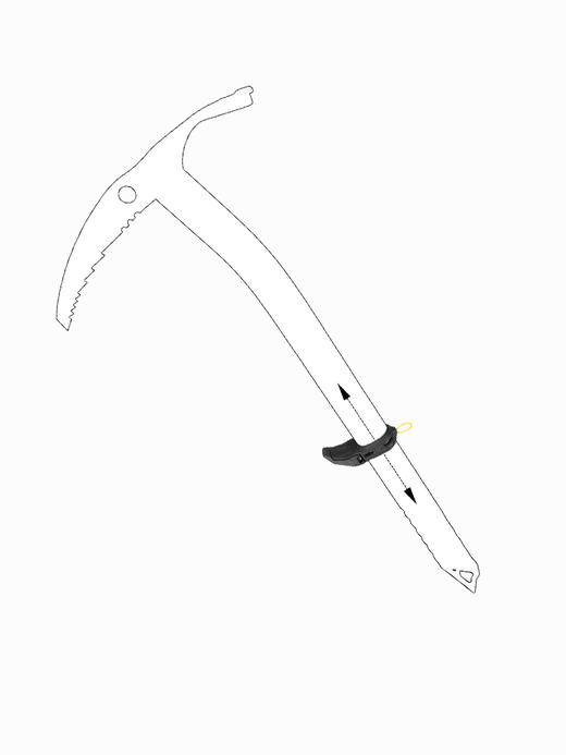 GRIVEL冰镐配件指托  PJGSLIDER.2  accessory ice axe G-SLIDER Size 2 商品图2