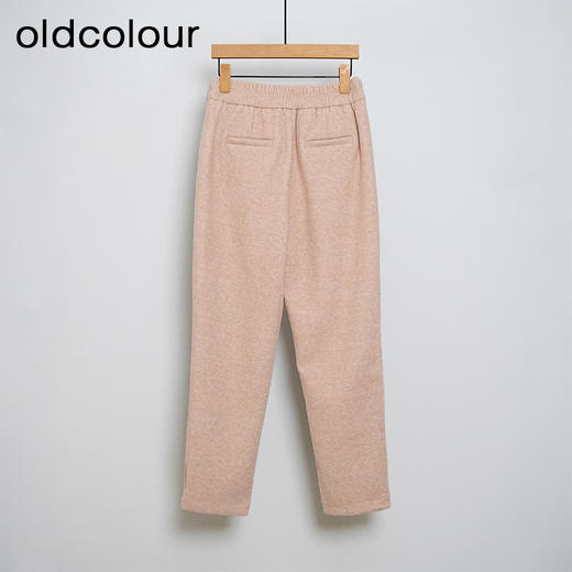oldcolour春秋款简约气质直筒厚实长款休闲裤女DN13073016 商品图1