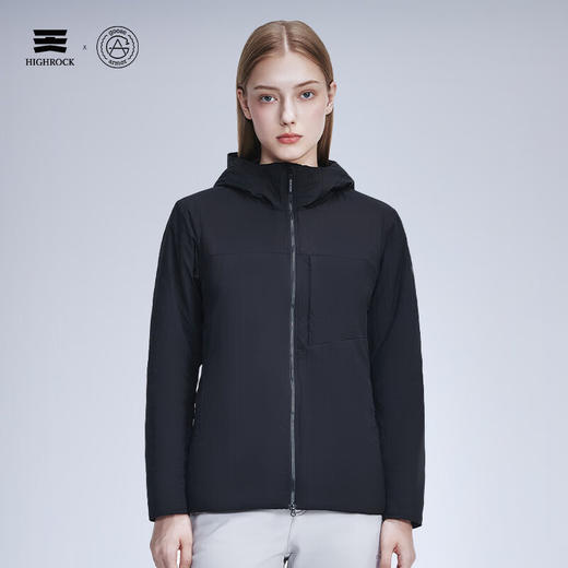 天石鹅铠甲Primaloft金标P棉棉服女士连帽户外运动夹克城市轻户外G434 商品图5