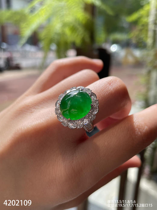 4202109，蛋面戒指。具体价格微信咨询 商品图4