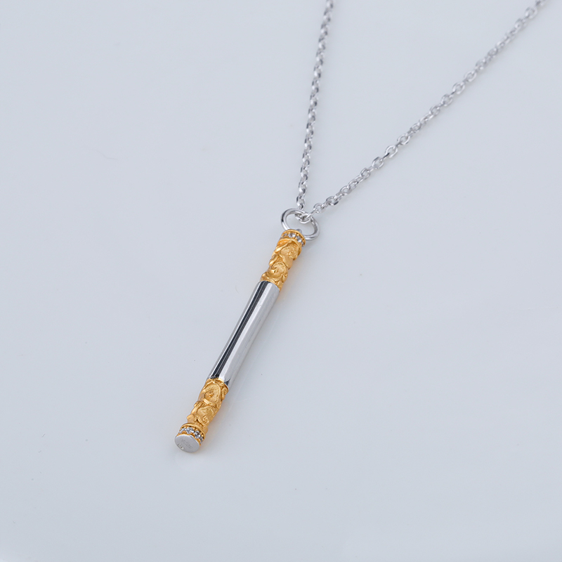 【宏艺珠宝】金箍棒·银s925链坠