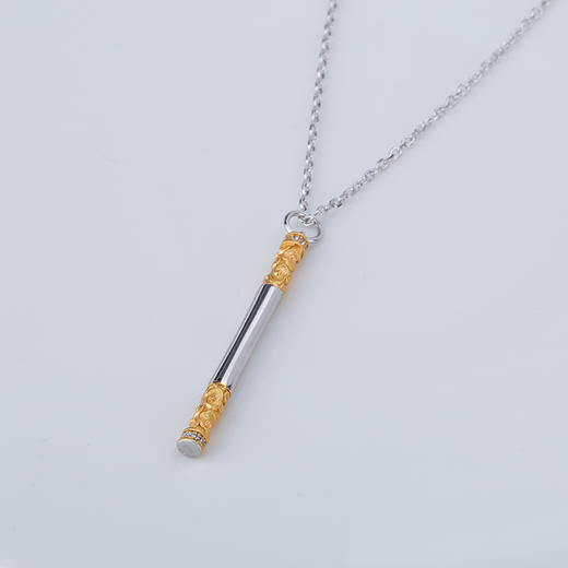 【宏艺珠宝】金箍棒·银s925链坠 商品图0