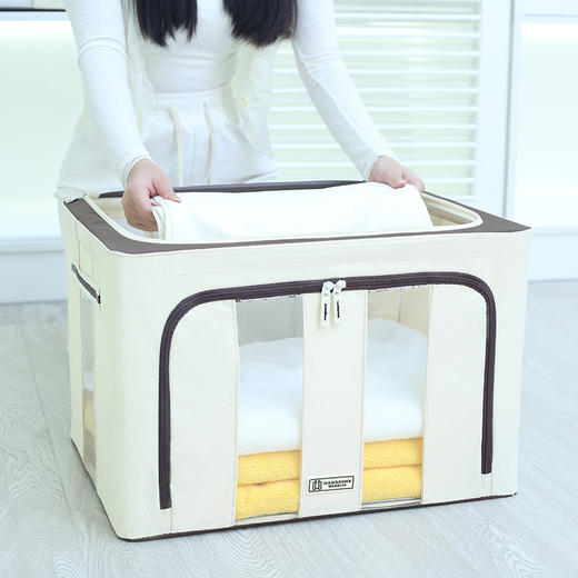 牛津布衣服收纳整理箱  布艺家用折叠收纳筐衣柜换季盒子2.55 商品图2