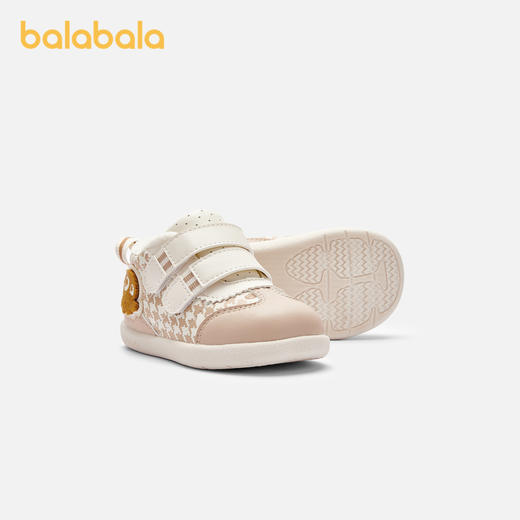 巴拉巴拉宝宝学步鞋婴儿鞋加绒防滑男童鞋秋冬鞋子可爱复古休闲鞋 商品图1