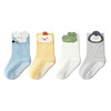 【四双组合装！】贝比婴儿袜2024秋季新款100%纯棉男女宝宝袜子点胶防滑儿童地板袜 商品缩略图4