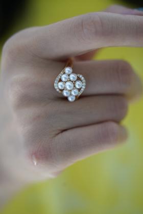 Akoya戒指「手捧花」