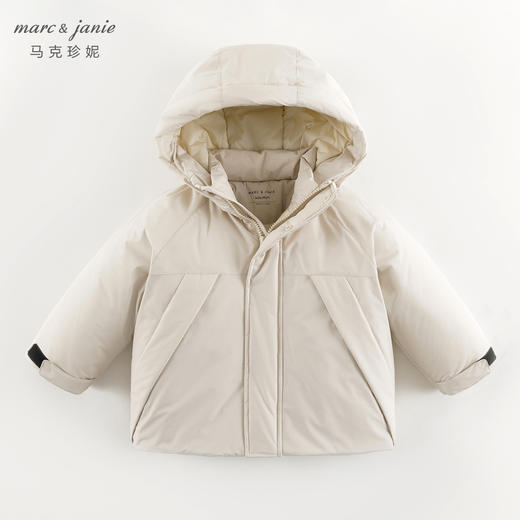 马克珍妮男女童轻潮运动三防保暖棉衣儿童厚外套冬装新款241596 商品图1