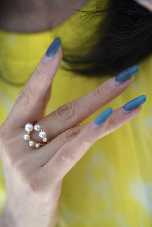 Akoya戒指「马蹄满天星」 商品图3