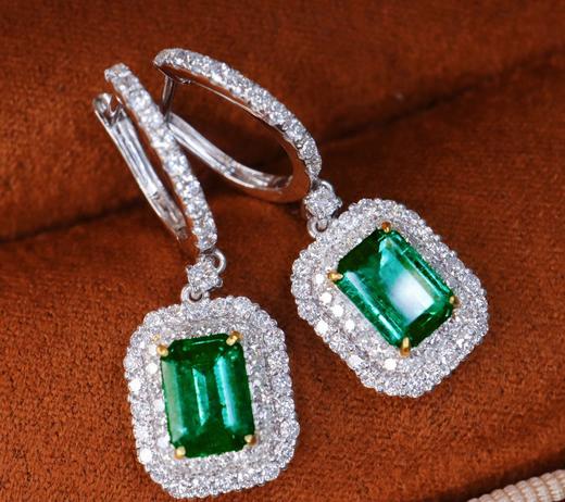 祖母绿耳环 1.58ct 商品图3