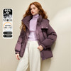 设计感飘带防风立领可拆帽女秋冬加厚保暖面包服外套V0043420 商品缩略图0