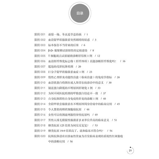 检验与临床的沟通 免疫案例分析100例 主编顾兵 韩志君等 令人紧张的鳞状细胞癌抗原 戊肝抗体检测 人民卫生出版社9787117368834 商品图2