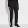 【一】ZEGNA 杰尼亚 男士弹力棉质休闲裤 黑色 E8I03 TR14 099 商品缩略图1