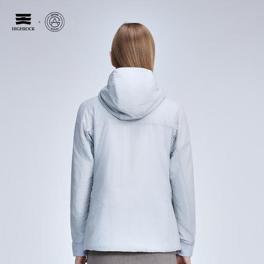 天石鹅铠甲Primaloft金标P棉棉服女士连帽户外运动夹克城市轻户外G434 商品图7