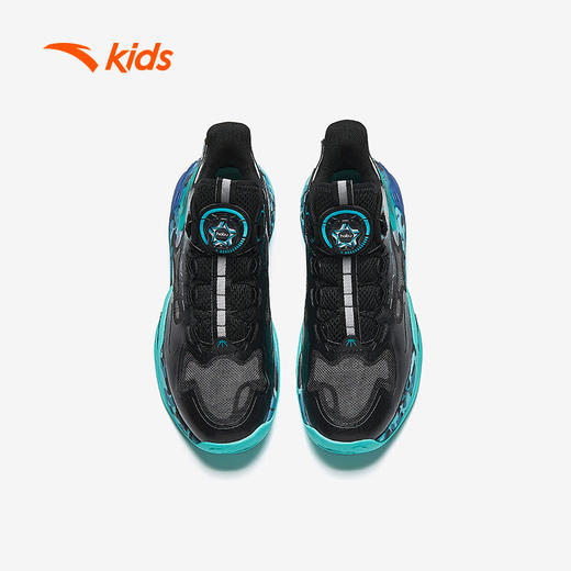 安踏儿童运动鞋男大童2024冬季旋钮扣低帮雷暴篮球鞋312441107 商品图4