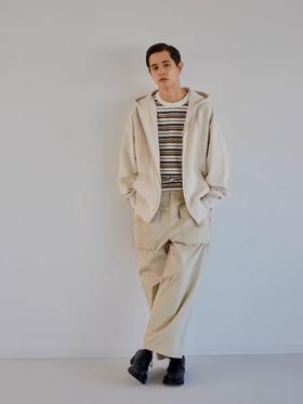 EviStub/E-3CWY03/400g基础双开拉链帽衫百搭复古袋鼠兜连帽卫衣