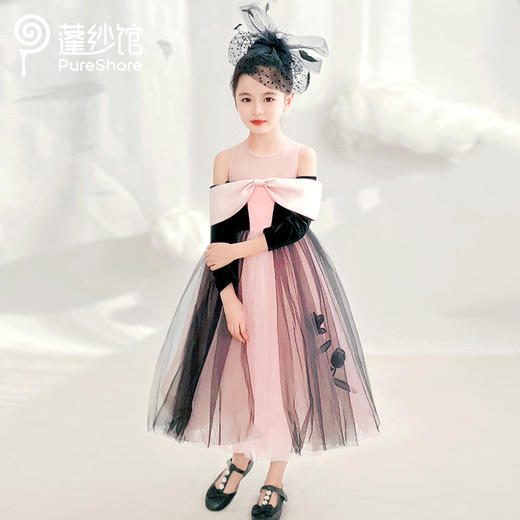 pureshare蓬纱馆  暗夜玫瑰礼服裙 商品图4