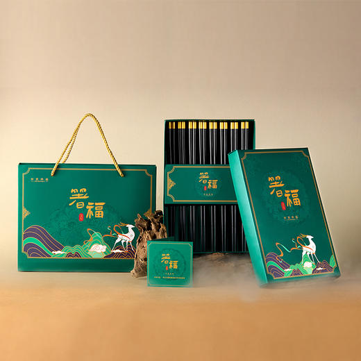 共禾京品X敦煌艺匠坊联名 | 箸福耐高温合金筷子8双礼盒套装 商品图2