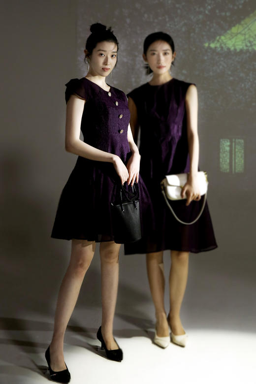 【伯妮斯茵】包袖中长款连衣裙 2S500018 商品图6