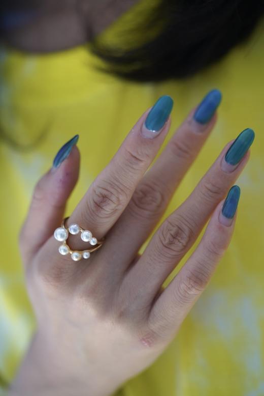 Akoya戒指「马蹄满天星」 商品图2