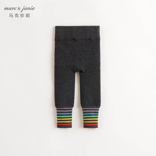 马克珍妮女童百搭弹力加绒打底裤2024年新款241652 商品图1